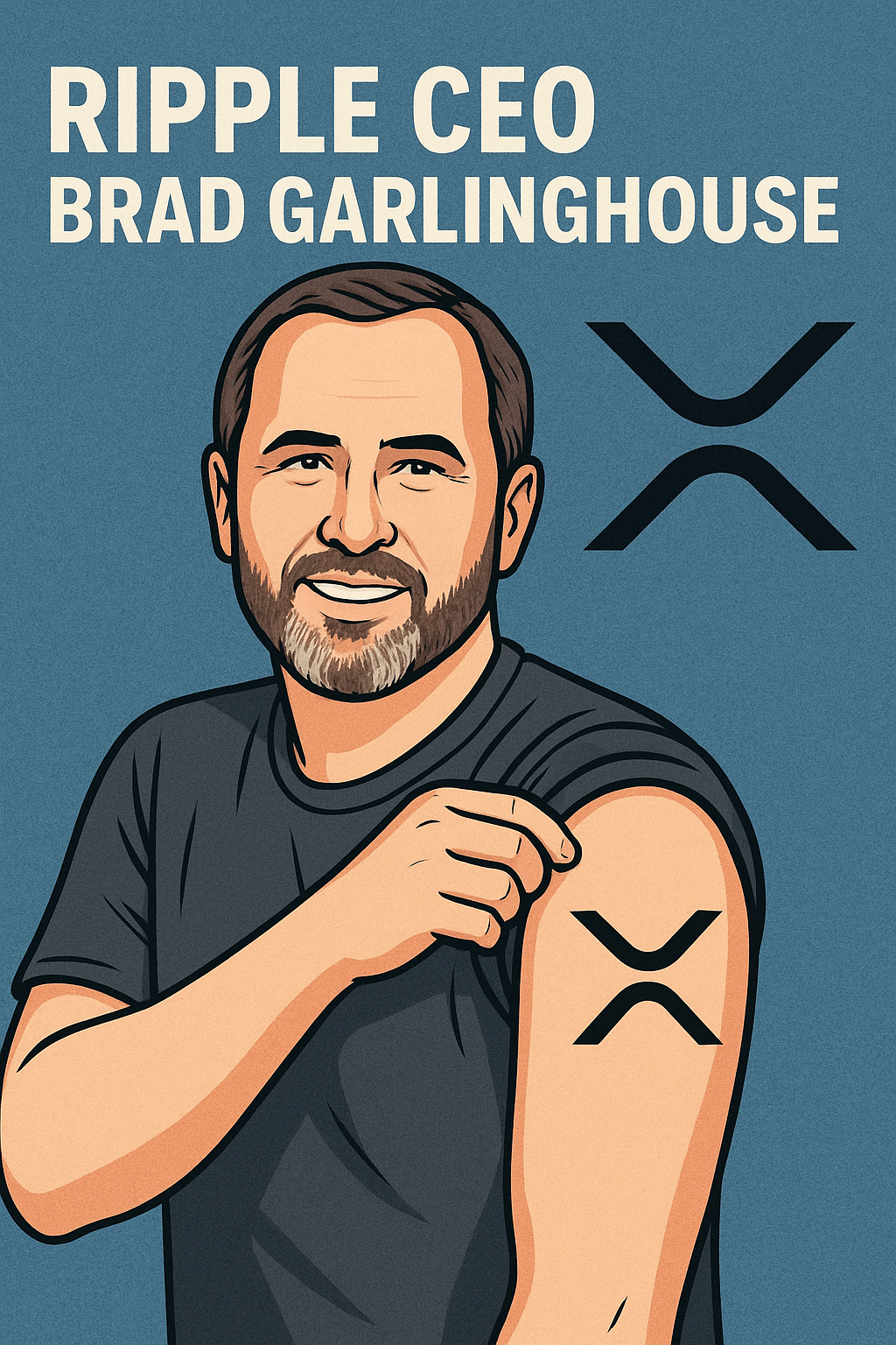 Ripple CEO Brad Garlinghouse XRP Tattoo